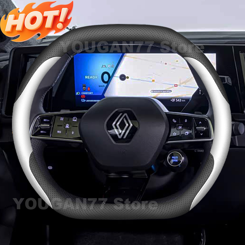 Tech Accessories Hub - Leather Car Steering Wheel Cover For
