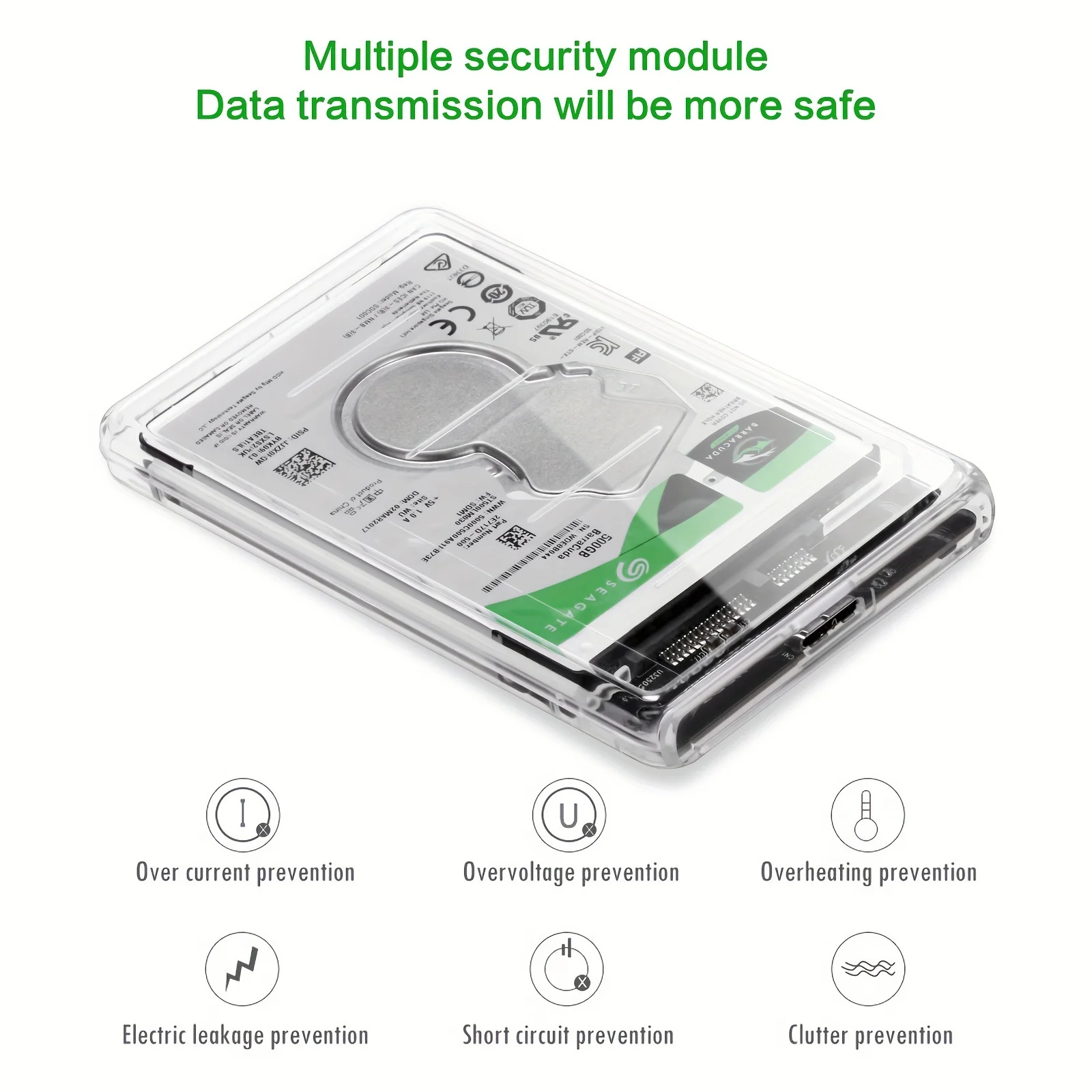 Transparent HDD Case HDD Enclo - Portable Ssd Enclosure 评论和价格