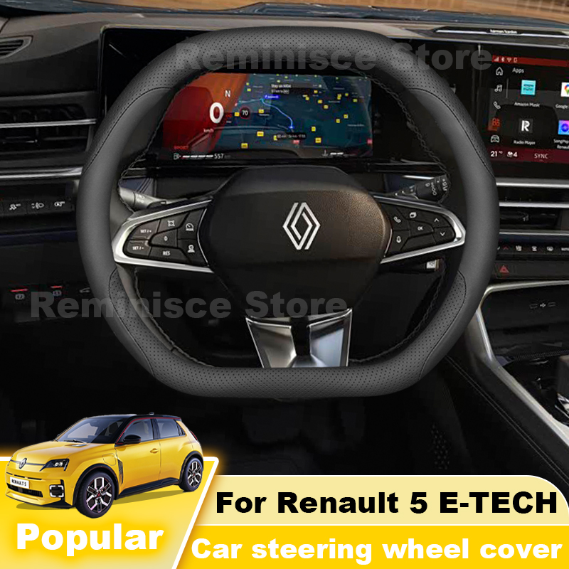 Leather Car Steering Wheel Cov - Tech Accessories Hub 评论和价格