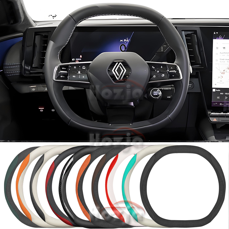 Leather Car Steering Wheel Cov - Tech Accessories Hub 评论和价格