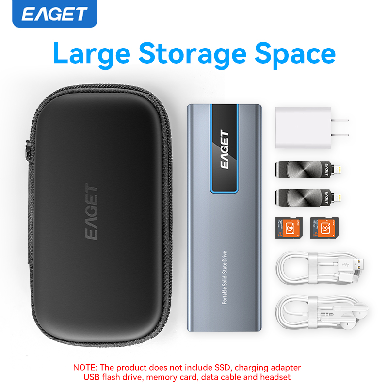Eaget SSD Box Bag Case Portabl - Portable Ssd Enclosure 评论和价格