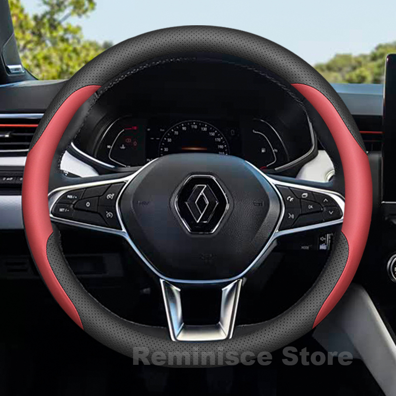 Leather Car Steering Wheel Cov - Tech Accessories Hub 评论和价格