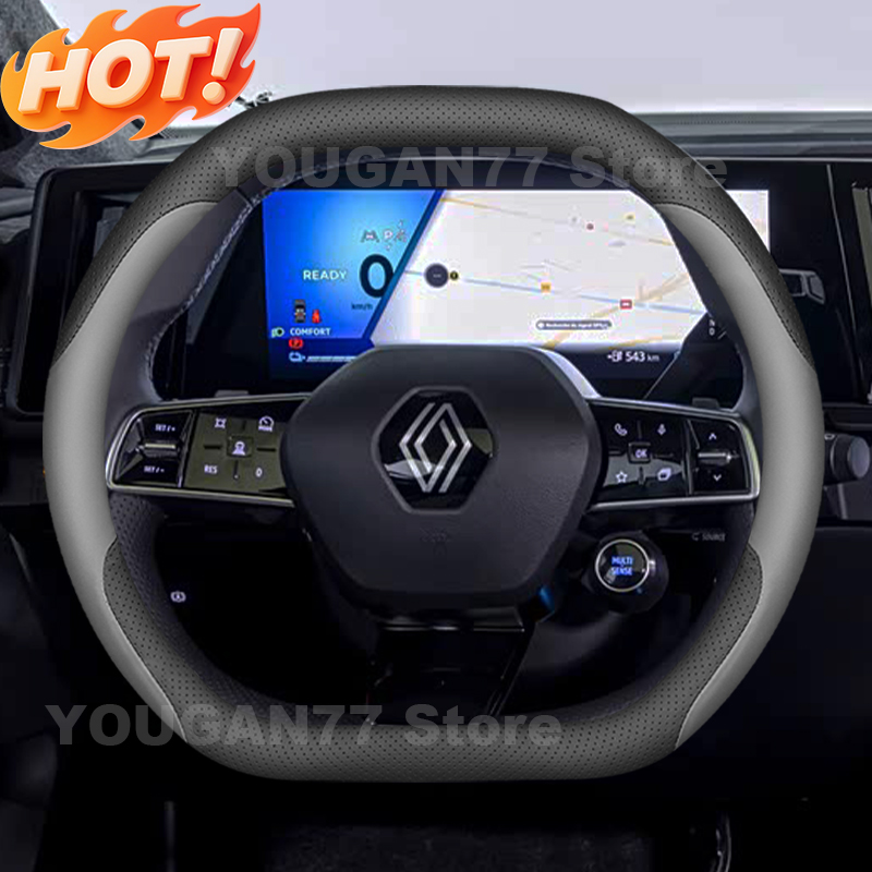 Leather Car Steering Wheel Cov - Tech Accessories Hub 评论和价格