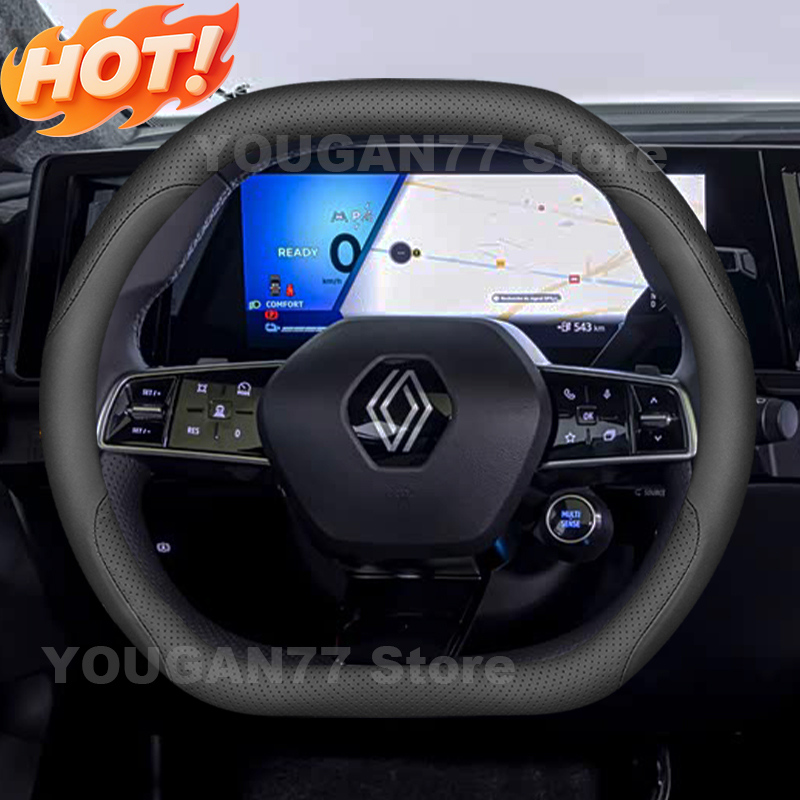 Leather Car Steering Wheel Cov - Tech Accessories Hub 评论和价格